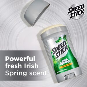 Speed Stick Irish Spring Antiperspirant Deodorant, Original, 2.7 oz, Twin Pack - Image 6