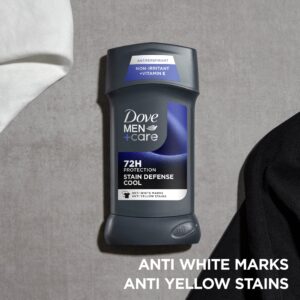 Dove Men+Care Stain Defense Long Lasting Men's Antiperspirant Deodorant Stick Cool, 2.7 oz Twin Pack - Image 3