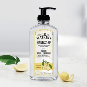 J.R. Watkins Gel Hand Soap, Lemon, Citrus Scent, 11 fl oz, 3 Pack - Image 4