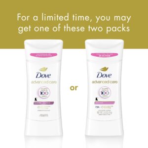 Dove Advanced Care Antiperspirant Deodorant Stick for Women No White Marks Clear Finish, 2.6 oz - Image 3