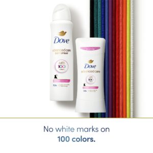 Dove Advanced Care Antiperspirant Deodorant Stick for Women No White Marks Clear Finish, 2.6 oz - Image 7