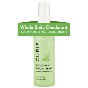 Curie Whole Body Deodorant Spray, White Tea, Aluminum-Free, for Men and Women, 3 fl oz - Image 10
