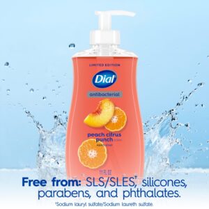 Dial® Antibacterial Limited Edition, Peach Citrus Punch Scent Liquid Hand Soap, 11oz