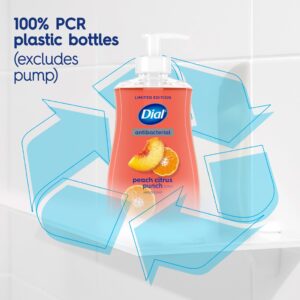 Dial® Antibacterial Limited Edition, Peach Citrus Punch Scent Liquid Hand Soap, 11oz