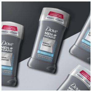Dove Men+Care Clean Comfort Deodorant Stick Twin Pack, Citrus, 3 oz