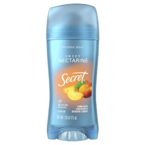 Secret Fresh Antiperspirant Deodorant Invisible Solid for Women, Nectarine, 2.6 oz - Image 4
