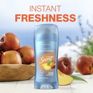 Secret Fresh Antiperspirant Deodorant Invisible Solid for Women, Nectarine, 2.6 oz - Image 7