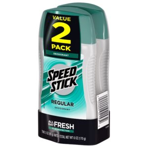 Speed Stick Men's Antiperspirant Deodorant, Regular, 3 oz, Twin Pack - Image 15