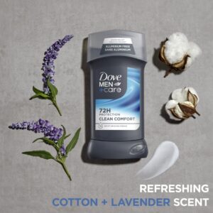 Dove Men+Care Deodorant Stick for Men Clean Comfort Aluminum Free with Moisturizing Cream, 3 oz - Image 3