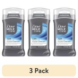 Dove Men+Care Deodorant Stick for Men Clean Comfort Aluminum Free with Moisturizing Cream, 3 oz - Image 9