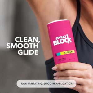 SweatBlock Deodorant for Women - Clinical Antiperspirant, 48-Hour Sweat & Odor Protection, Coconut & Vanilla - Image 3