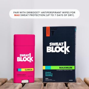 SweatBlock Deodorant for Women - Clinical Antiperspirant, 48-Hour Sweat & Odor Protection, Coconut & Vanilla - Image 7