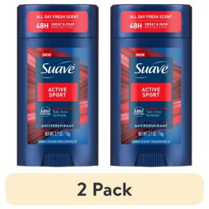 Suave Active Sport Men’s Antiperspirant Deodorant, Bergamot & Wood Scent, 48-Hour Protection, 2.7 oz - Image 8