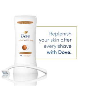 Dove Advanced Care Antiperspirant Deodorant Stick for Women Shea Butter, 2.6 oz - Image 4