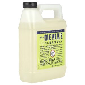Mrs. Meyer's Clean Day Liquid Hand Soap Refill, Lemon Verbana, 33 fl oz - Image 3
