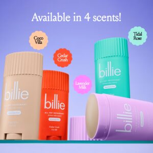 Billie All Day Womens Deodorant Stick, 2.6 oz, Lavender Milk Scent, 24 Hour Odor Control, Aluminum Free - Image 6