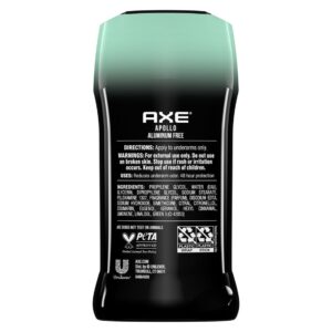Axe Apollo Long Lasting Men's Deodorant Stick Twin Pack, Sage and Cedarwood, 3 oz - Image 9