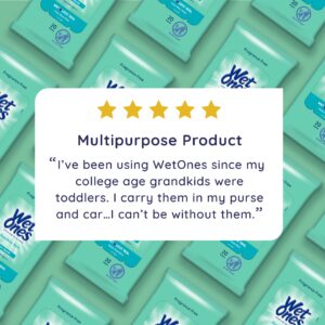 Wet Ones Sensitive Skin Hand Wipes, Fragrance Free, 20 Ct Travel Pack, Hypoallergenic - Image 6