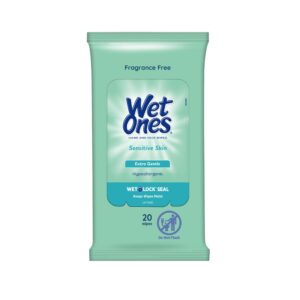 Wet Ones Sensitive Skin Hand Wipes, Fragrance Free, 20 Ct Travel Pack, Hypoallergenic - Image 8