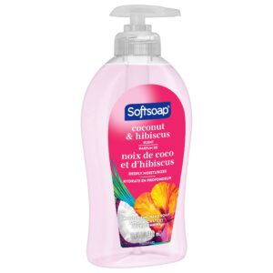 Softsoap Moisturizing Liquid Hand Soap, Coconut and Hibiscus, 11.25 Fluid Ounce Bottle - Image 14
