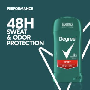 Degree Men Original Protection Antiperspirant Deodorant Stick for Men Sport, 2.7 oz - Image 4