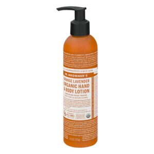 Dr. Bronner's Organic Hands & Body Lotion, Orange Lavender 8 oz - Image 4