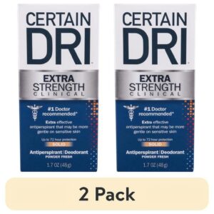 Certain Dri Extra Strength Clinical Antiperspirant + Deodorant, Solid, 1.7 oz