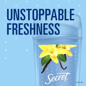 Secret Invisible Solid Female Antiperspirant and Deodorant, Vanilla Scent, 2.6 oz - Image 6