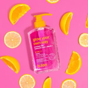 b.tan Glow Your Own Way Clear Self Tan Gel enriched with hyaluronic acid + vitamin c, no rinse required - Image 5