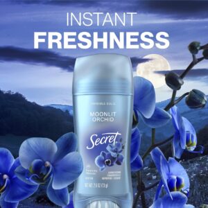 Secret Fresh Invisible Solid Antiperspirant & Deodorant for Women, Moonlit Orchid, 2.6oz - Image 6