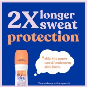 Dry Idea Roll-On Advanced Dry Antiperspirant & Deodorant, 72 Hour, Unscented 3.25 Pack of 3 - Image 6