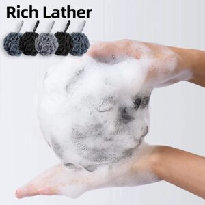 Metene Shower Loofah Sponge 5 Pack, Body Wash Scrubber Exfoliator Loofa, Men Women Bathing Accessorie - Image 6