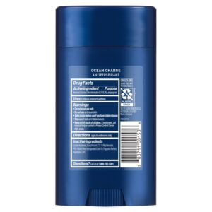 Suave Ocean Charge Men’s Antiperspirant Deodorant, Marine & Driftwood Scent, 48-Hour Protection, 2.7 oz - Image 5