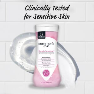 Summer’s Eve Simply Sensitive Daily Feminine Wash, Removes Odor, pH Balanced, 15 fl oz - Image 4
