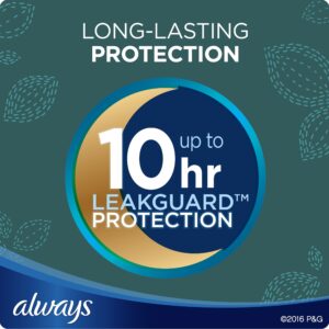 Always Ultra Thin Overnight Pads with Wings, Size 4, Overnight Absorbency, 36 Count - Image 28