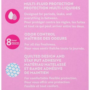 CAREFREE® Panty Liners, Regular, Flat, Unscented, 8 Hour Odor Control, 120ct - Image 11