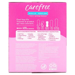 CAREFREE® Panty Liners, Regular, Flat, Unscented, 8 Hour Odor Control, 120ct - Image 12