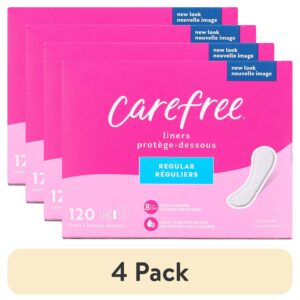 CAREFREE® Panty Liners, Regular, Flat, Unscented, 8 Hour Odor Control, 120ct - Image 14