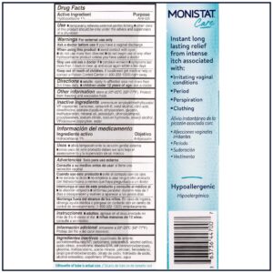 Monistat Instant Itch Relief Cream for Women, Maximum Strength Feminine Itch Care, 1 oz - Image 8