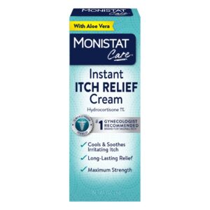 Monistat Instant Itch Relief Cream for Women, Maximum Strength Feminine Itch Care, 1 oz - Image 13