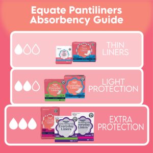 Equate Extra Protection Everyday Liners, Size Extra Long (68 Count) - Image 5