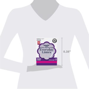 Equate Extra Protection Everyday Liners, Size Extra Long (68 Count) - Image 7