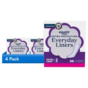 Equate Extra Protection Everyday Liners, Size Extra Long (68 Count) - Image 10