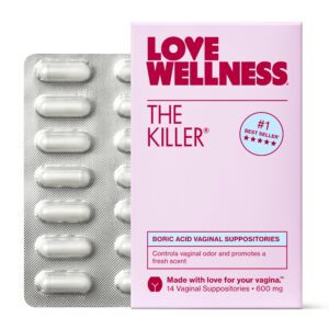 Love Wellness The Killer Boric Acid Vaginal Suppositories, 14ct - Image 7