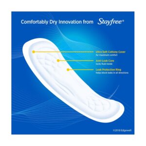 Stayfree Classic Pads Super Long without Wings, Unscented, 22 Ct - Image 3