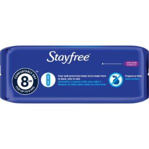 Stayfree Classic Pads Super Long without Wings, Unscented, 22 Ct - Image 4