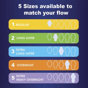 Always Maxi Pads Size 5, Extra Heavy Overnight with Wings, 14 Count - Image 18