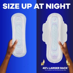 Always Ultra Thin Pads Without Wings, Size 2, Long Super Absorbency, 40 CT - Image 6