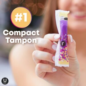 U by Kotex Click Compact Tampons, Regular, Unscented, 16 Count - Image 4