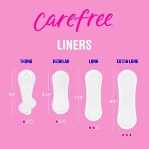 Carefree Regular Panty Liners, Extra Long, Unscented, 100 Count - Image 7